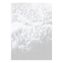 Komar Papier peint intissé Ocean Surface - Intissé - Blanc / Gris