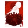 Komar Papier peint Star Wars Supreme Leader - Intissé - Rouge / Blanc