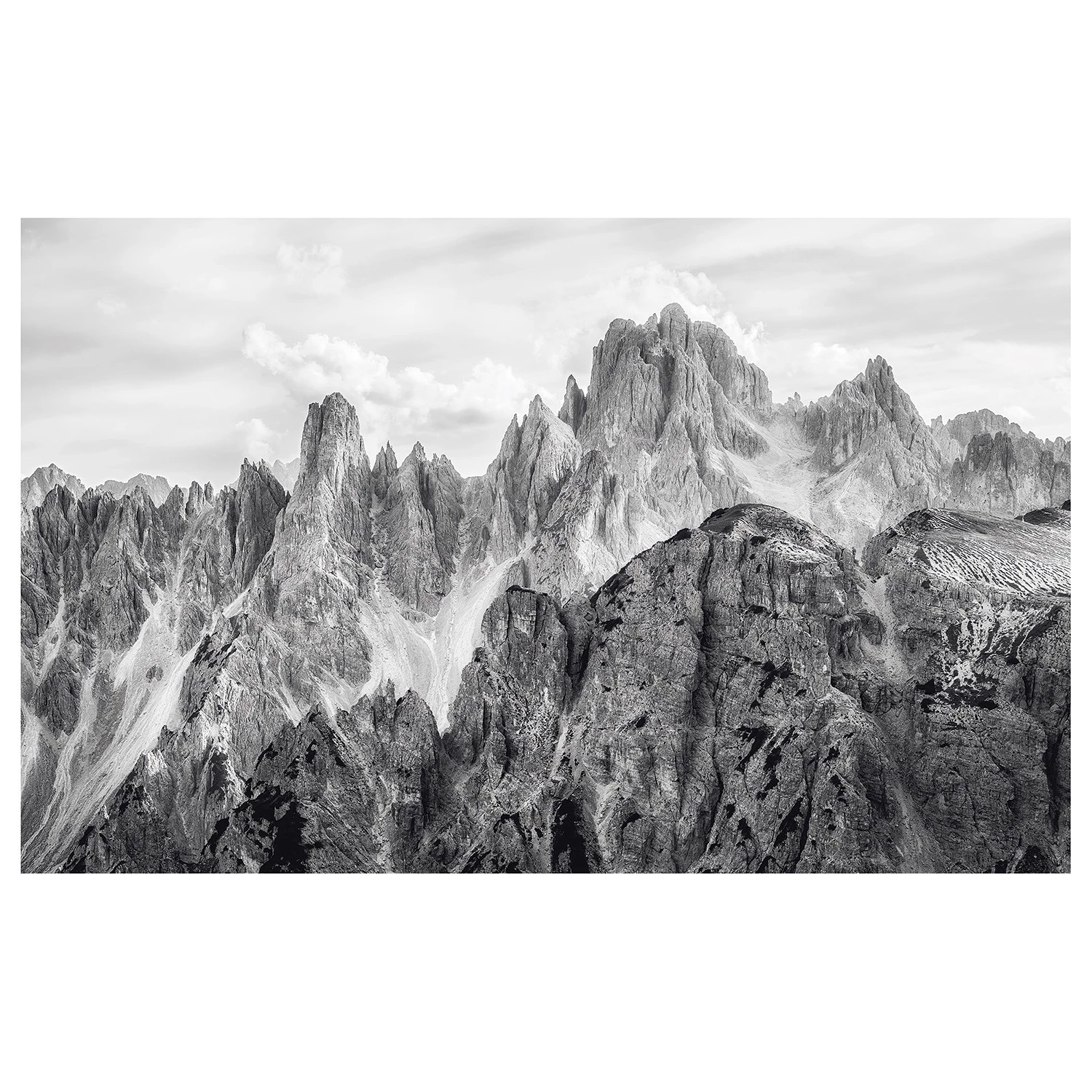 Komar Papier peint intissé Peaks - Intissé - Gris