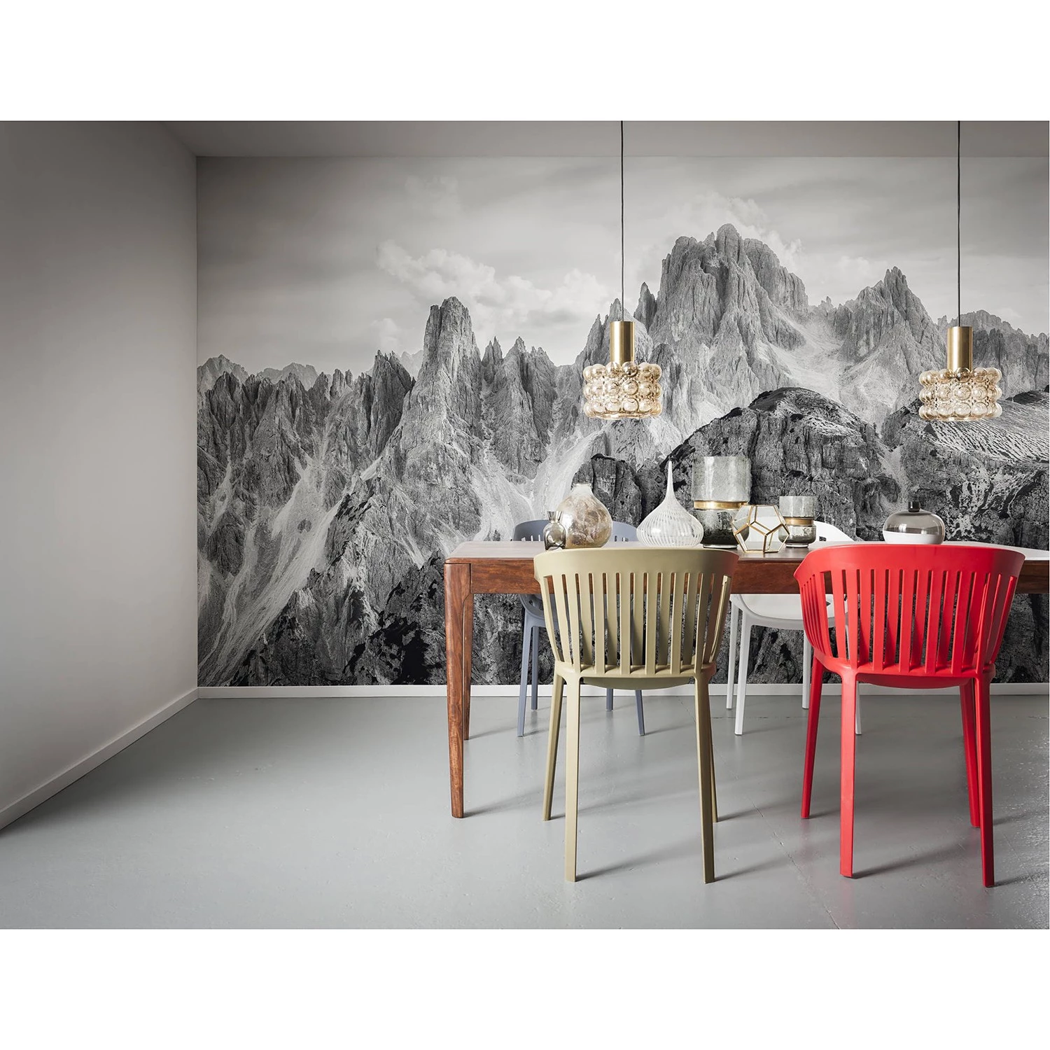 Komar Papier peint intissé Peaks - Intissé - Gris – Image 2