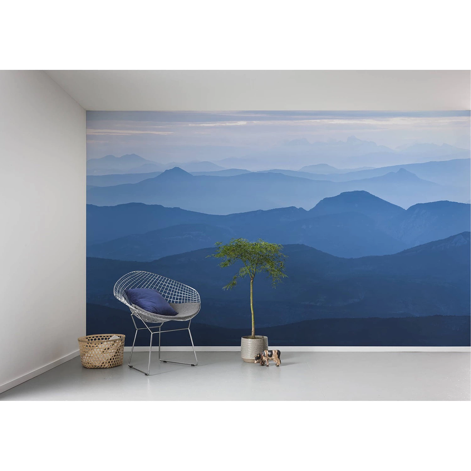 Komar Papier peint intissé Blue Mountain - Intissé - Multicolore - Largeur : 400 cm – Image 2