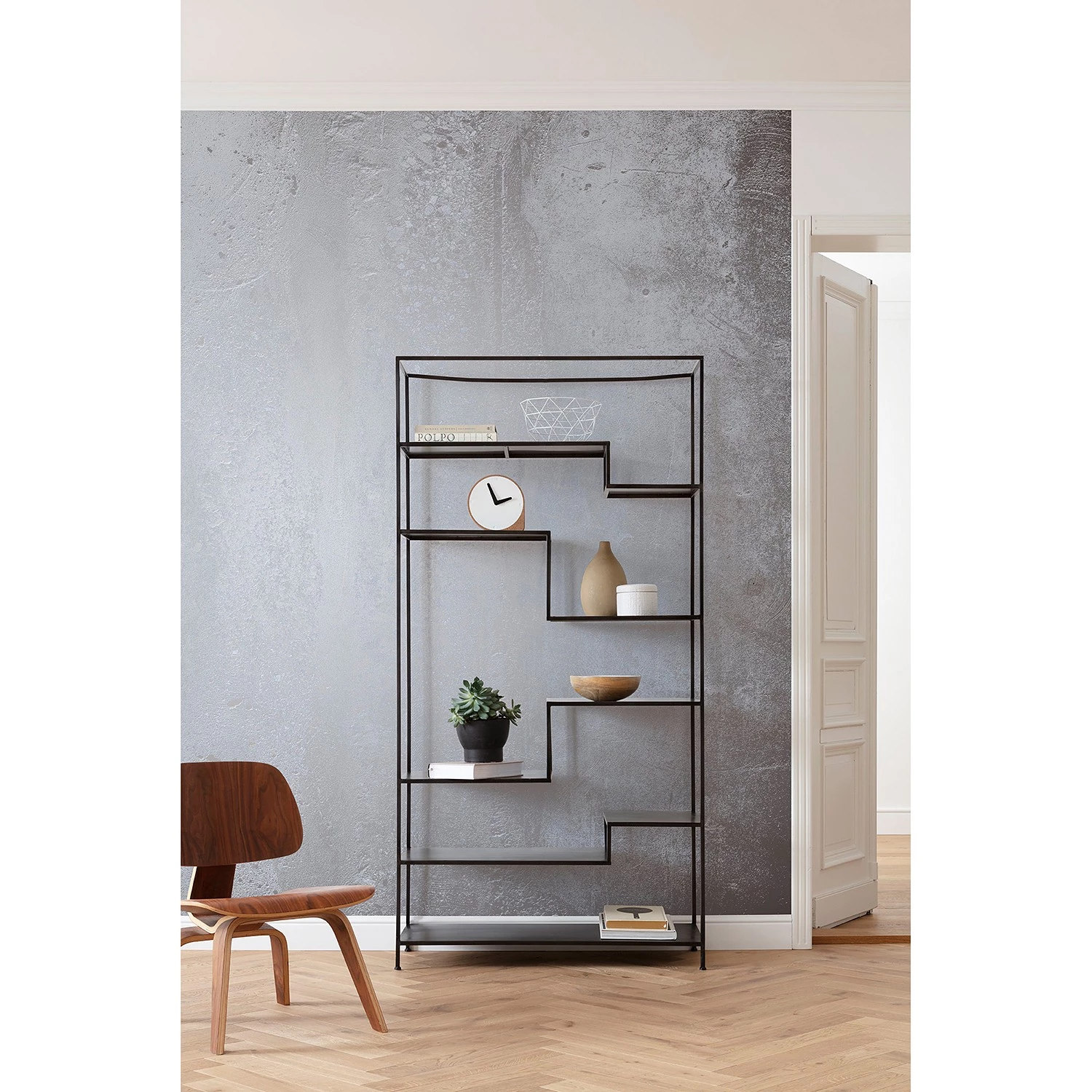 Komar Papier peint intissé Arte - Intissé - Argenté / Gris - Largeur : 300 cm – Image 2