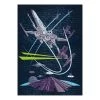 Komar Papier peint Star Wars Concrete XWing - Intissé - Multicolore