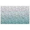 Komar Papier peint intissé Herringbone Mint - Largeur : 400 cm