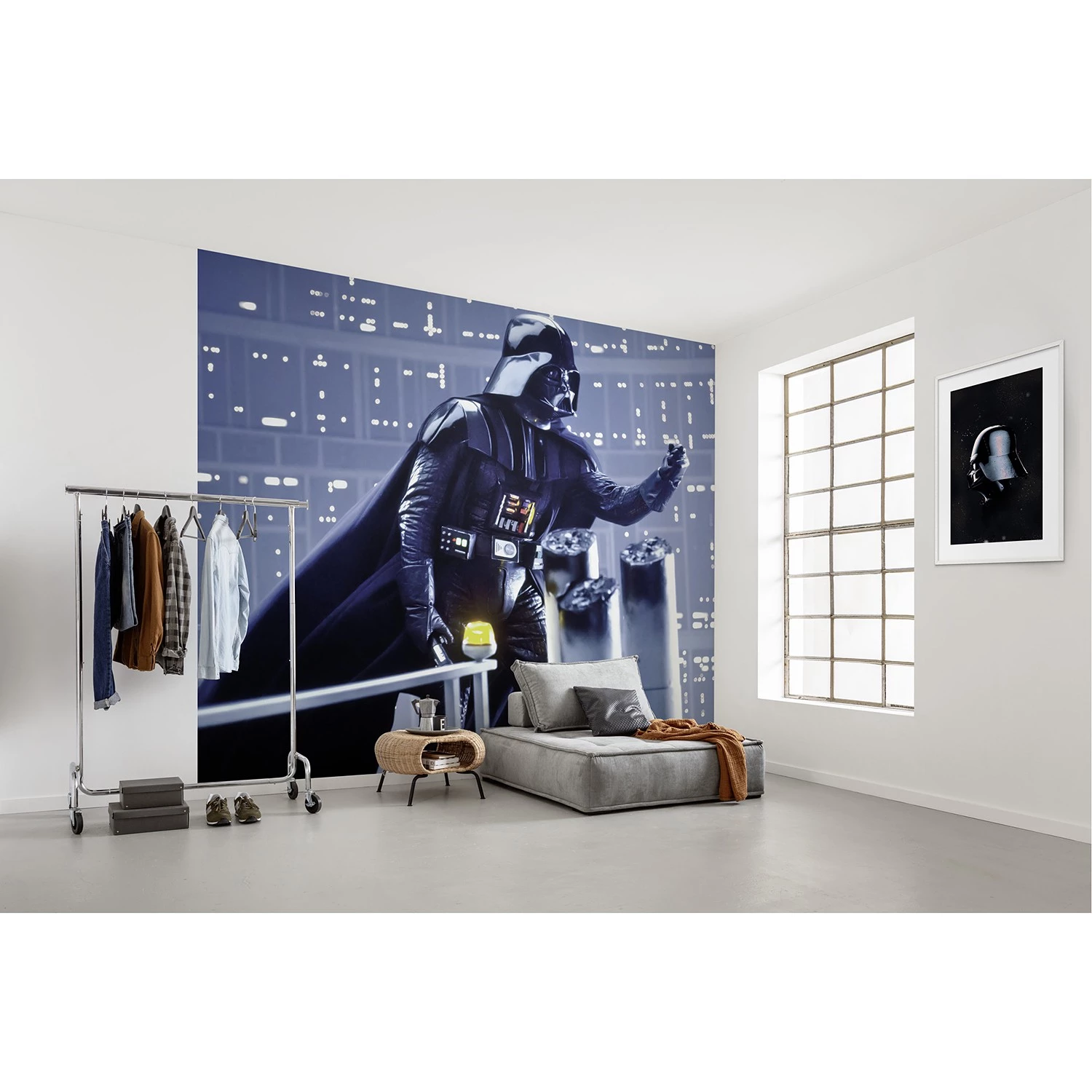 Komar Papier peint Star Wars Join Dark Side - Intissé - Bleu / Noir – Image 2