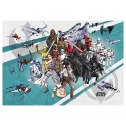 Komar Papier peint Star Wars Collage Wide - Intissé - Multicolore