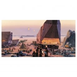 Komar Papier peint Star Wars RMQ Java Market - Intissé - Multicolore