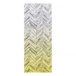 Komar Papier peint intissé Herringbone Yellow - Largeur : 100 cm