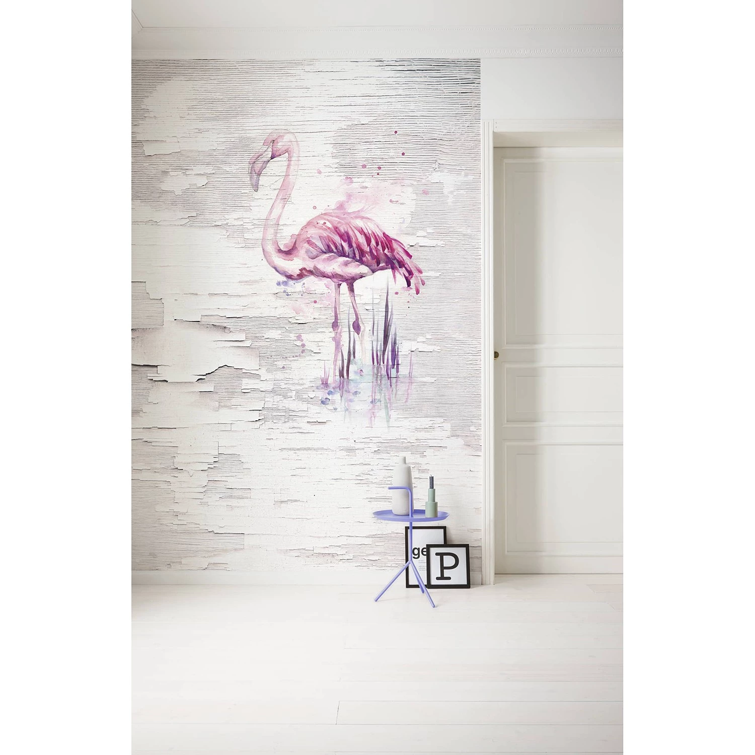 Komar Papier peint intissé Pink Flamingo - Intissé - Multicolore – Image 2