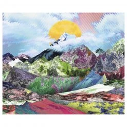 Komar Papier peint intissé Mountain Top - Intissé - Multicolore - Largeur : 300 cm