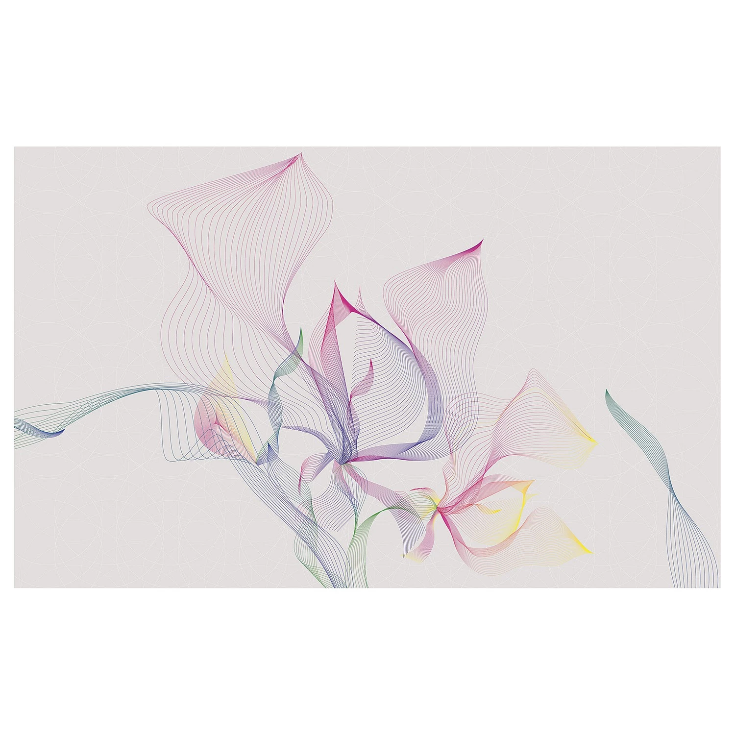 Komar Papier peint intissé Spring Leaves - Intissé - Multicolore