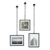 Umbra Cadre photo Fotochain (3 éléments) - Miroir en verre / Acier - Noir