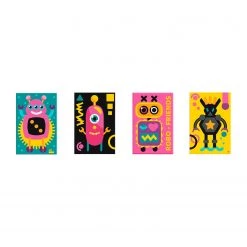 Artgeist Peinture par numéro - Robots - Toile - Multicolore