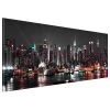 Artgeist Tableau déco New York Dream - Toile - Noir - 135 x 45 cm