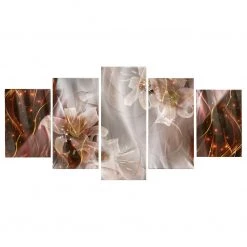 Artgeist Tableau déco plexiglas Stellar Storm - Tableau déco plexiglas - Marron - 100 x 50 cm