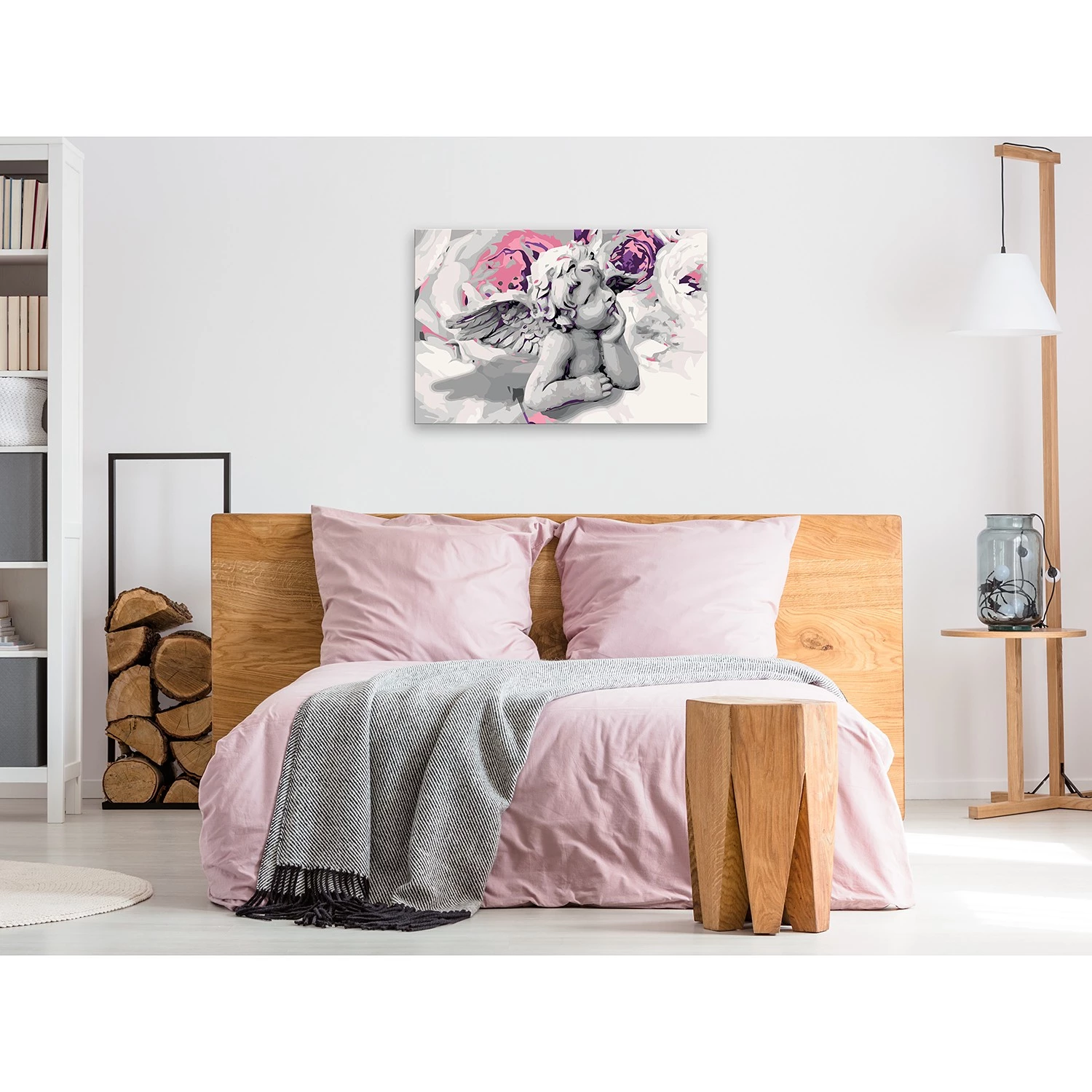 Artgeist Peinture par numéro - Ange - Toile - Violet – Image 2