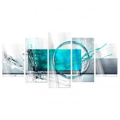 Artgeist Tableau déco plexiglas Turquoise - Tableau déco plexiglas - Bleu - 100 x 50 cm