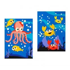 Artgeist Peinture par numéro - Profondeurs - Toile - Jaune