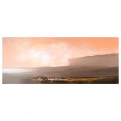 Artgeist Tableau déco Entre rose et gris - Toile - Beige