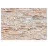 Artgeist Papier peint intissé Mur en pierres - Papier peint en intissé premium - Beige - 400 x 280 cm