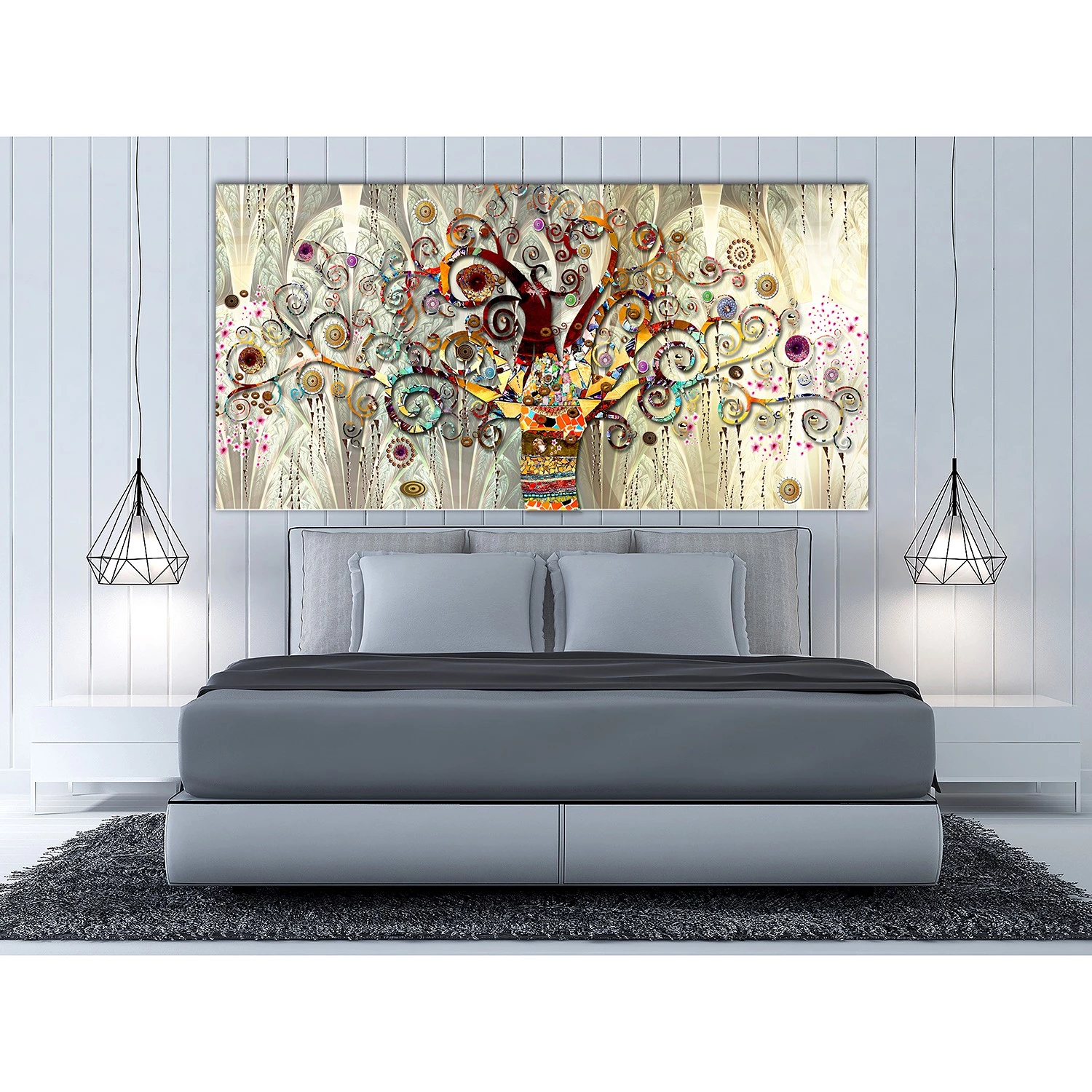 Artgeist Tableau déco Tree of Life - Toile - Multicolore - 120 x 60 cm – Image 2