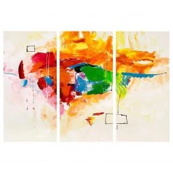 Artgeist Tableau déco Perroquet - Toile - Multicolore