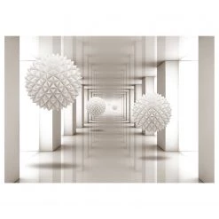 Artgeist Papier peint en intissé Gateway - Papier peint en intissé premium - Gris - 350 x 245 cm