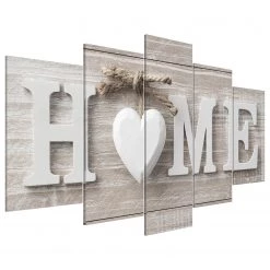 Artgeist Tableau déco Love Sanctuary - Toile - Blanc - 200 x 100 cm