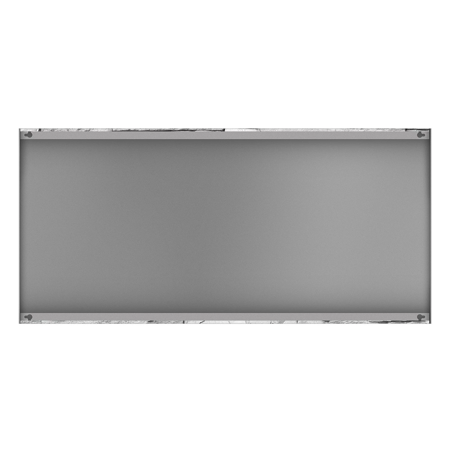 Bilderwelten Tableau magnétique Ashlar Masonry - Acier / Film vinyle - Gris – Image 4