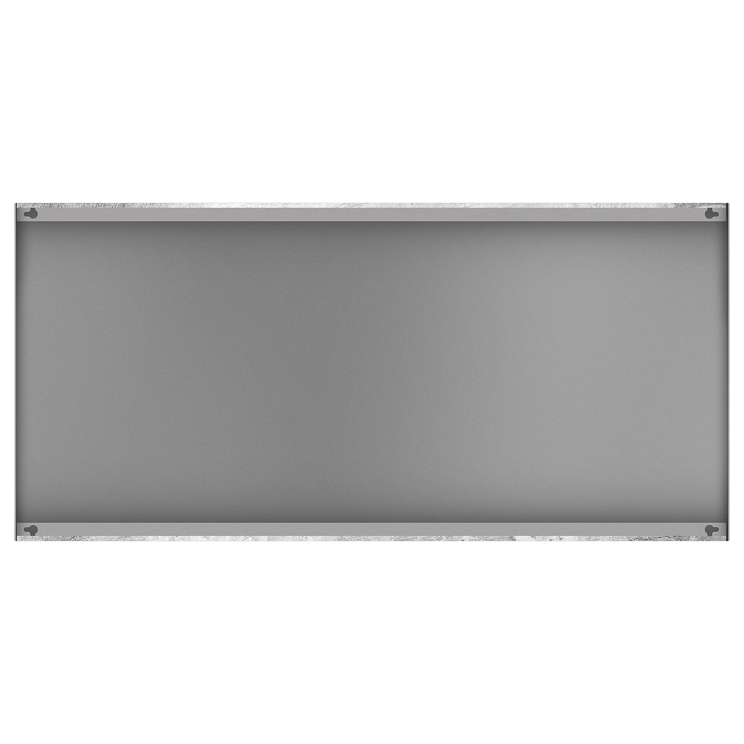 Bilderwelten Tableau magnétique Look industriel béton - Acier / Film vinyle - Gris - 78 x 37 cm – Image 3