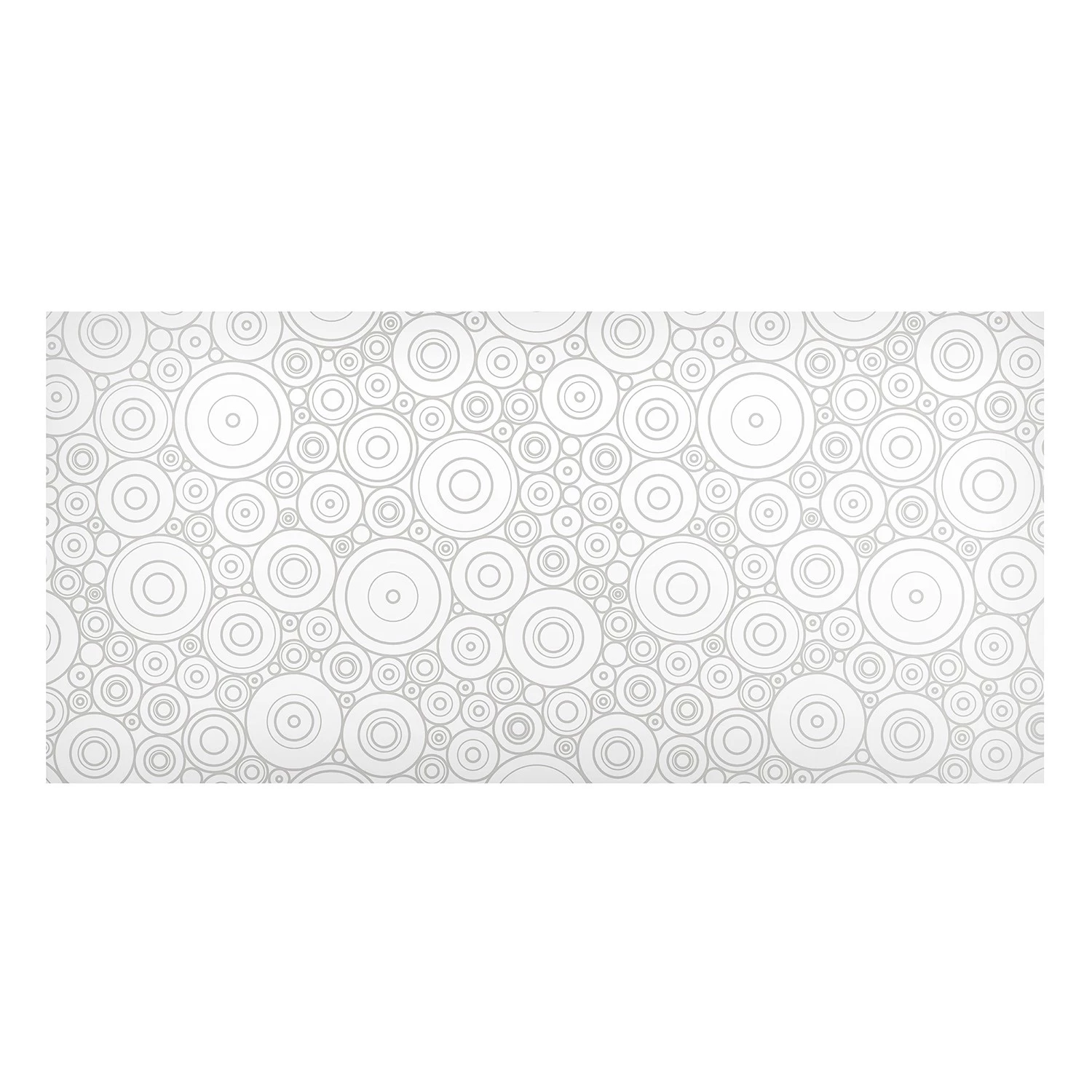 Bilderwelten Tableau magnétique White Light - Acier / Film vinyle - Gris / Blanc