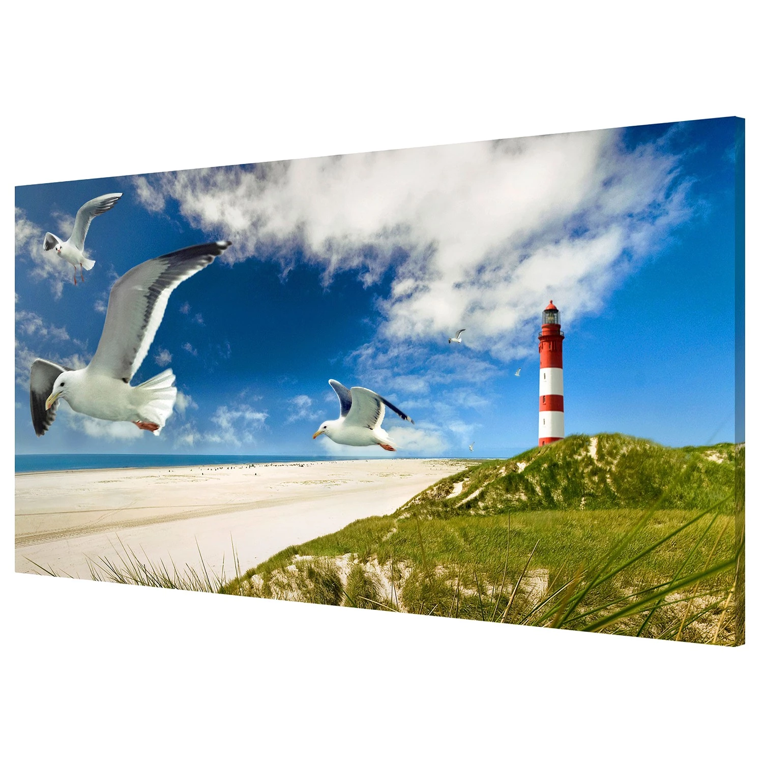 Bilderwelten Tableau magnétique Dune Breeze - Acier / Film vinyle - Bleu – Image 2