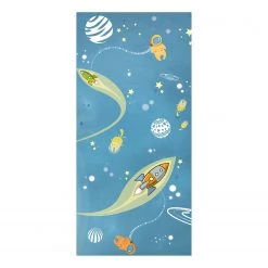 Bilderwelten Tableau magnétique Voyage dans l’espace - Acier / Film vinyle - Bleu