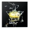 Reinders Tableau déco en verre Cocktail Splash II - Verre de sécurité - Jaune
