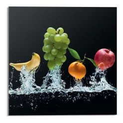 Reinders Tableau déco en verre Fruits I - Verre de sécurité - Multicolore