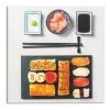 Reinders Tableau déco en verre Sushi Menu - Verre de sécurité - Multicolore