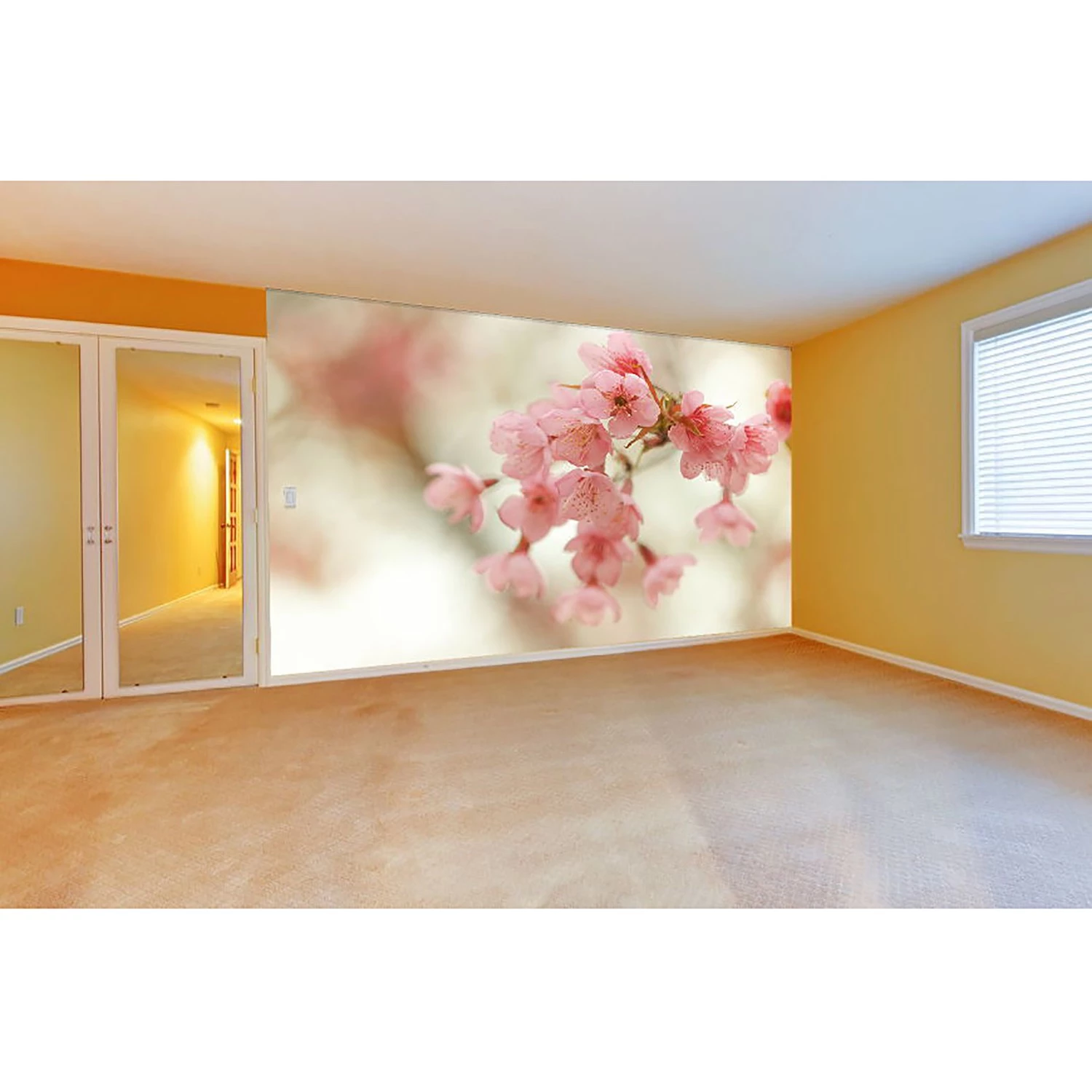 WandbilderXXL Papier peint en intissé Cherry Blossoms - Papier peint en intissé - Rose / Beige - 300 x 200 cm – Image 6