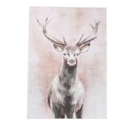 Boltze Impression sur toile Dogan - Toile - Marron / Blanc