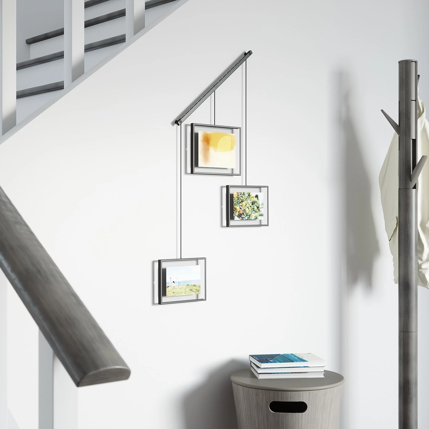 Umbra Cadre photo Exhibit II - Acier / Verre - Noir – Image 2