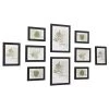 Songmics Cadres photo Berriac (10 éléments) - Matière plastique - Noir