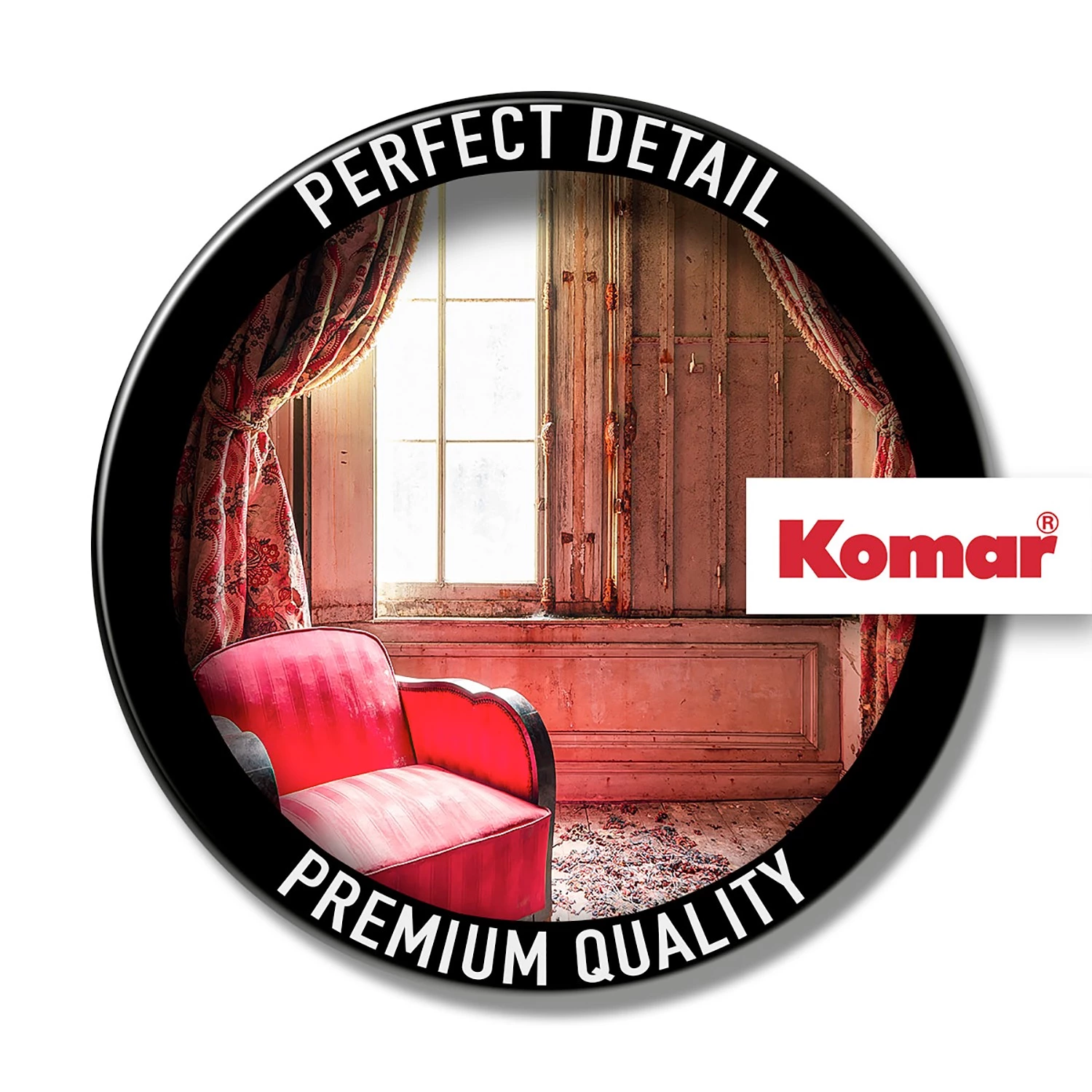 Komar Papier peint en intissé Stuhlleben - Intissé - Rouge / Marron – Image 3