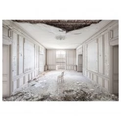 Komar Papier peint en intissé White Room II - Intissé - Blanc / Gris