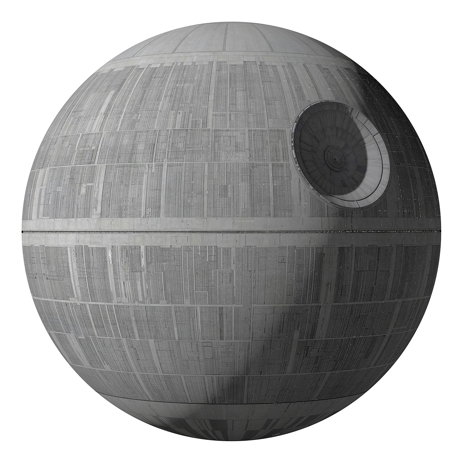 Komar Papier peint en intissé Death Star XXL - Intissé - Noir / Gris