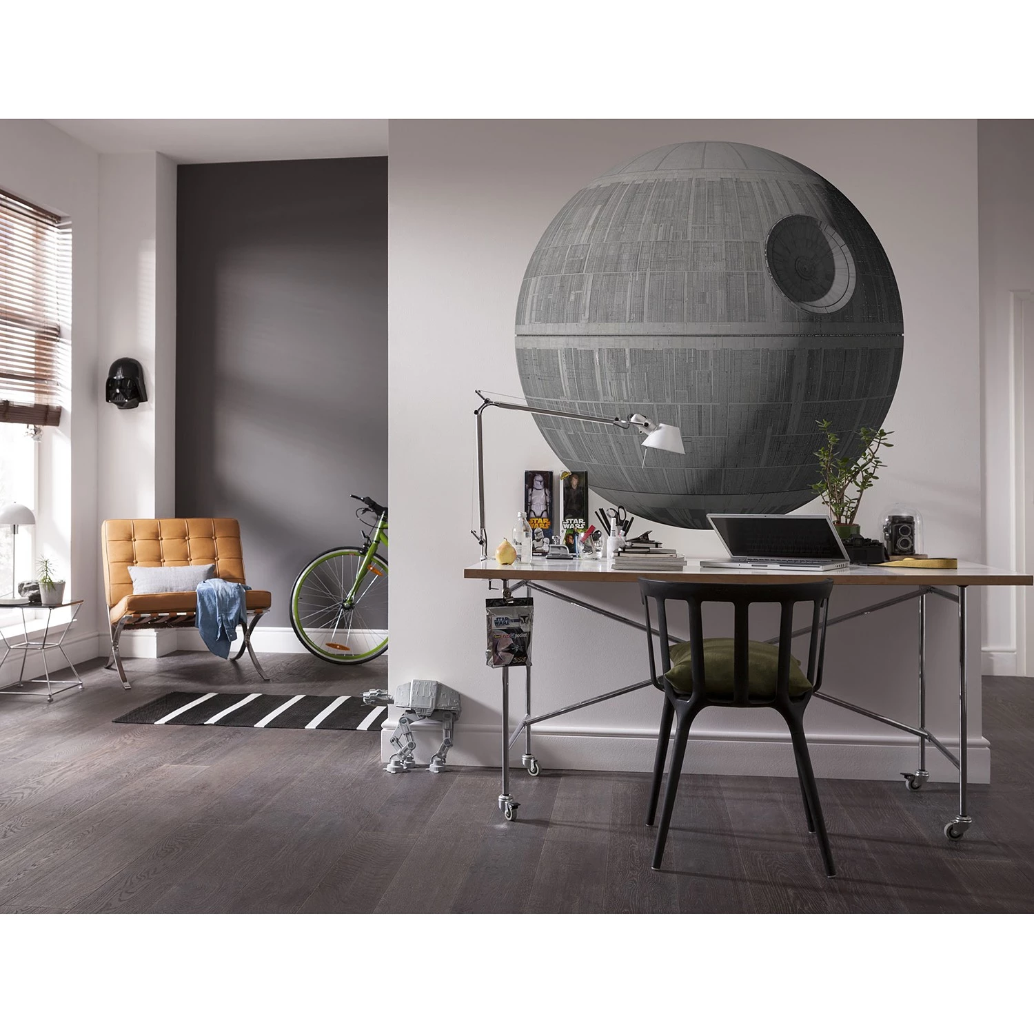 Komar Papier peint en intissé Death Star XXL - Intissé - Noir / Gris – Image 2