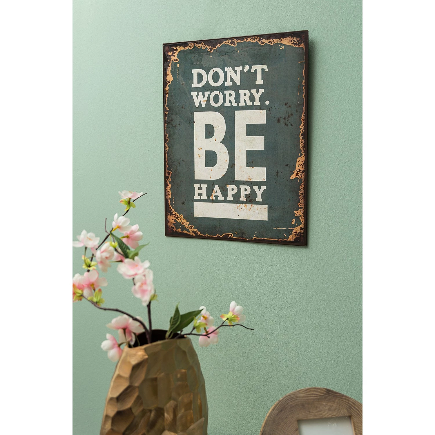 My Flair Panneau décoratif Don't worry - Fer - Vert – Image 2