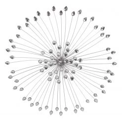 My Flair Décoration murale Puurmani - Fer - Argenté