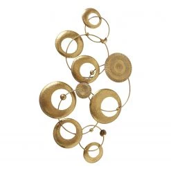 Boltze Décoration murale Polodoro - Fer - Doré