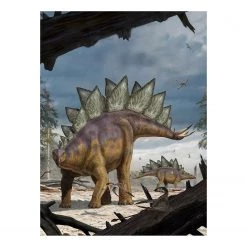 Komar Papier peint intissé Stegosaurus - Intissé - Multicolore