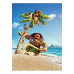 Komar Papier peint intissé Moana and Maui - Intissé - Multicolore