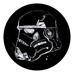 Komar Papier peint Stormtrooper - Intissé - Noir / Blanc